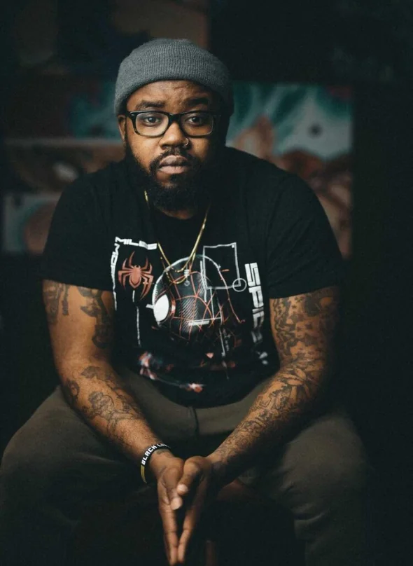 Chicago tattoo artist TJ Brown.